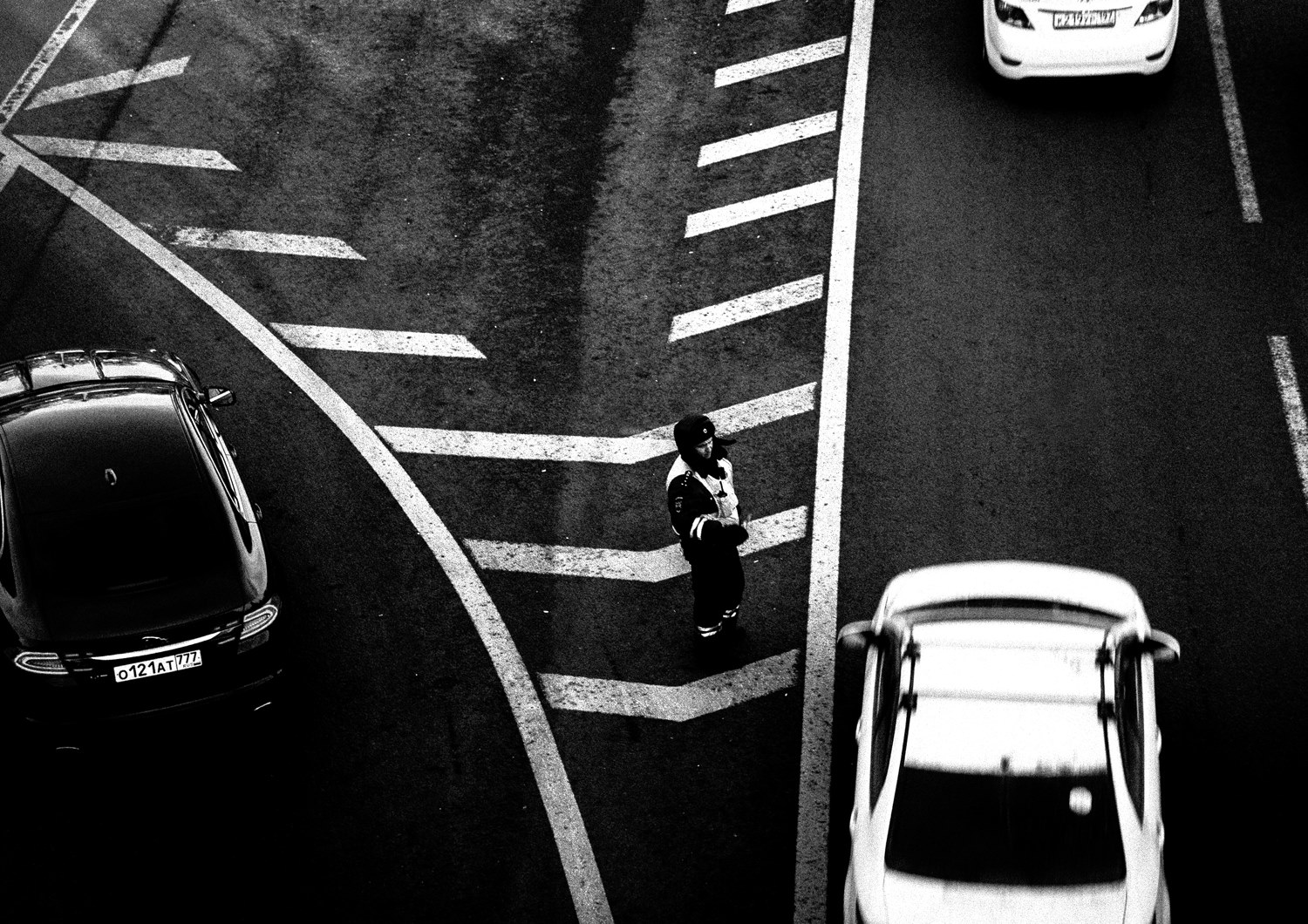 photographer alexey nazarov. Moskow. Interchange. Kremlin to the right.